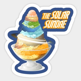 The Solar Sundae Sticker